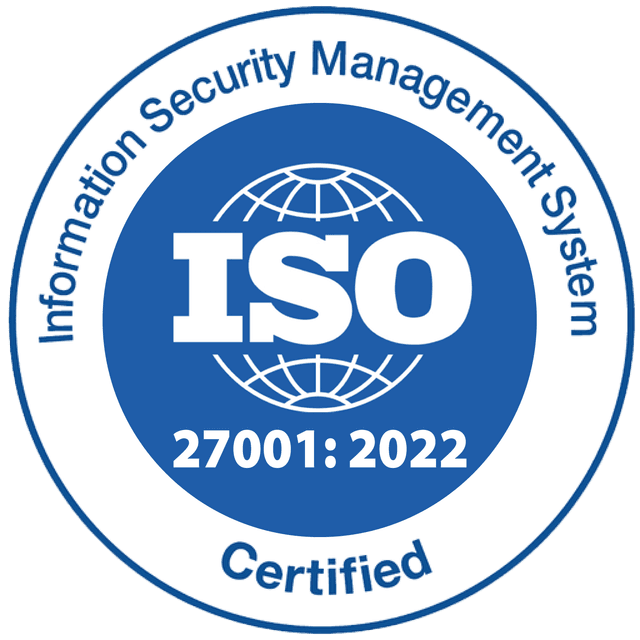 ISO 27001:2022 Certificate Badge